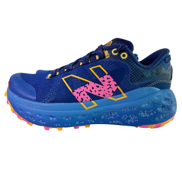 New Balance Fresh Foam X More Trail v2 Running Shoe Women's 8 Wide Blue Apricot - Picture 4 of 11
